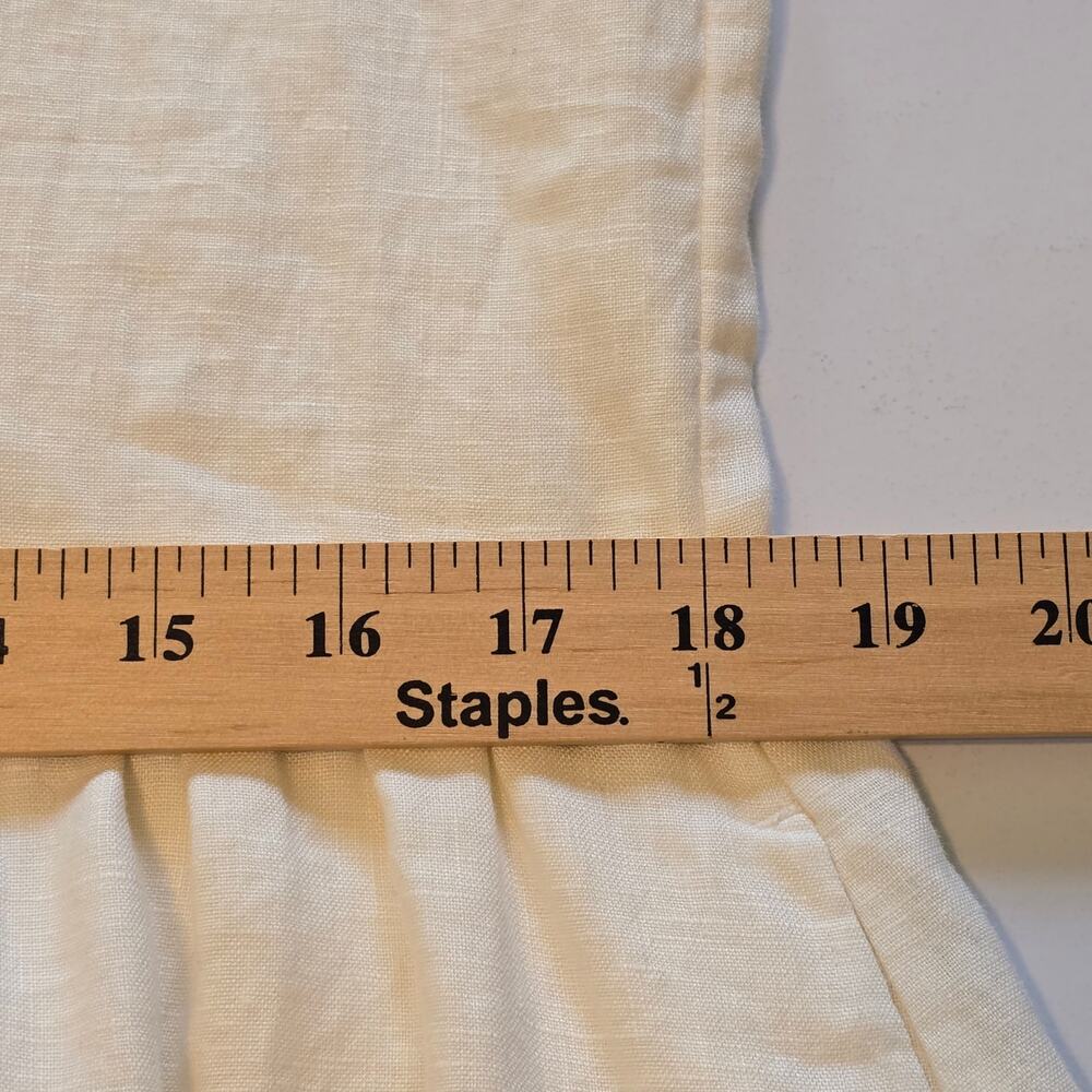 Everlane Dress Womens Size XS Off White 100% European Flax Linen Clean Girl NWT - Picture 10 of 11